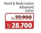 Promo Harga NATUR-E Advanced Hand & Body Lotion 245 ml - Lotte Grosir