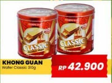 Promo Harga Khong Guan Classic Wafer Mini 310 gr - Yogya