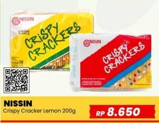 Promo Harga Nissin Crispy Crackers Lemon 200 gr - Yogya
