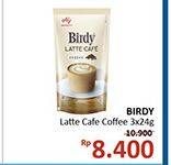 Promo Harga Birdy Latte Cafe per 3 sachet 24 gr - Alfamidi