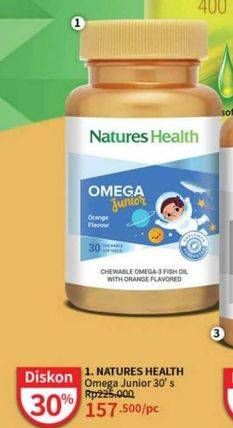 Promo Harga Natures Health Omega Junior 30 pcs - Guardian