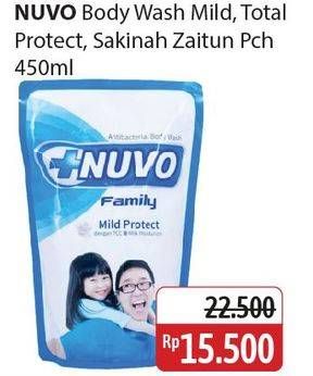 Promo Harga Nuvo Body Wash Mild Protect, Total Protect, Sakinah 450 ml - Alfamidi