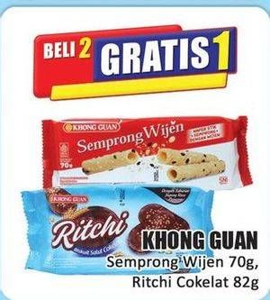 Promo Harga Khong Guan Semprong Wijen/Ritchi Coklat  - Hari Hari