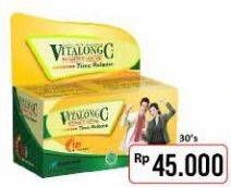 Promo Harga VITALONG C Vitamin C 500mg 30 pcs - Alfamart