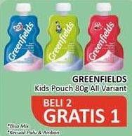 Promo Harga GREENFIELDS Yogurt Squeeze All Variants 80 gr - Alfamidi