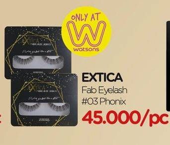 Promo Harga EXTICA Fabulous Lashes 03 Phoenix  - Watsons