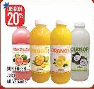 Promo Harga SUNFRESH Juice All Variants  - Hypermart