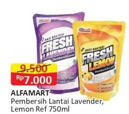 Promo Harga ALFAMART Pembersih Lantai Lavender, Lemon 750 ml - Alfamart