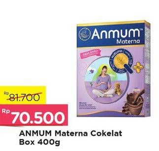 Promo Harga ANMUM Materna Chocolate 400 gr - Alfamart