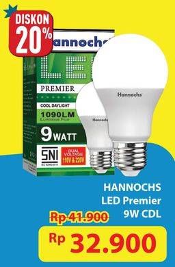 Promo Harga Hannochs Sonic LED 9 Watt  - Hypermart