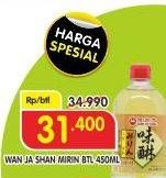 Promo Harga WAN JA SHAN Mirin 450 ml - Superindo
