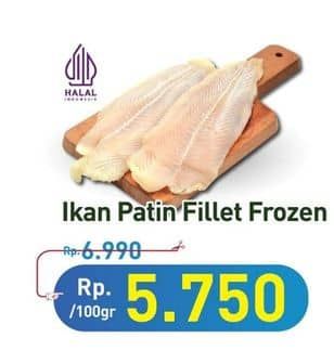 Promo Harga Patin Fillet Frozen per 100 gr - Hypermart