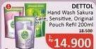 Promo Harga DETTOL Hand Wash Anti Bakteri Skincare, Anti Bakteri Sensitive, Anti Bakteri Original 200 ml - Alfamidi