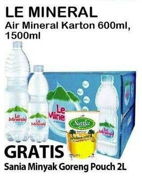 Promo Harga LE MINERALE Air Mineral  - Alfamart