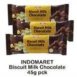 Promo Harga INDOMARET Biscuit Milk Chocolate 45 gr - Indomaret