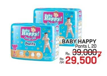 Promo Harga Baby Happy Body Fit Pants L20 20 pcs - LotteMart