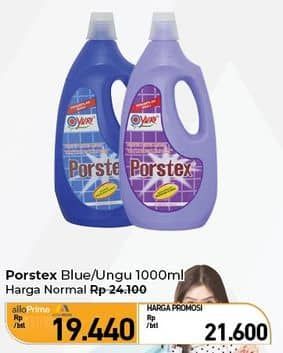 Promo Harga Yuri Porstex Pembersih Porselen Biru, Purple 1000 ml - Carrefour