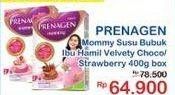 Promo Harga PRENAGEN Mommy Lovely Strawberry, Velvety Chocolate 400 gr - Indomaret