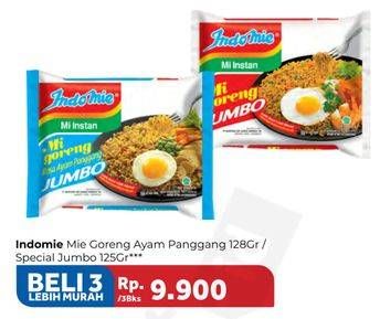 Promo Harga Mi Goreng Spesial Jumbo 125g / Ayam Panggang 128g  - Carrefour