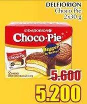 Promo Harga DELFI Orion Choco Pie 2 pcs - Giant