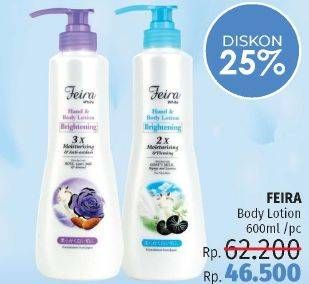 Promo Harga FEIRA Body Lotion 600 ml - LotteMart