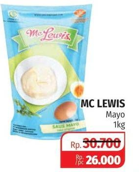 Promo Harga MC LEWIS Mayonnaise 1 kg - Lotte Grosir