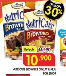 Promo Harga Nutricake Instant Cake Brownies Coklat, Keju 230 gr - Superindo
