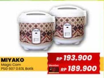 Promo Harga Miyako PSG 607 Batik Rice Cooker  - Yogya