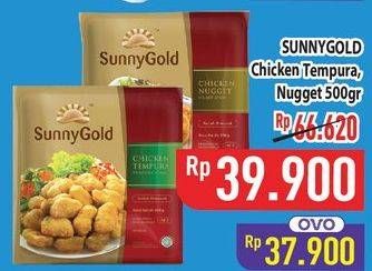 Promo Harga Sunny Gold Chicken Tempura, Nugget 500gr  - Hypermart