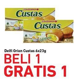 Promo Harga DELFI Orion Custas 6 pcs - Carrefour