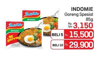 Promo Harga Indomie Mi Goreng Spesial 85 gr - LotteMart