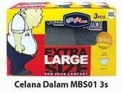 Promo Harga GT MAN Celana Dalam Pria MBS01 3 pcs - Hari Hari