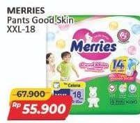 Promo Harga Merries Pants Good Skin XXL18 18 pcs - Alfamart