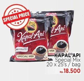 Promo Harga Kapal Api Kopi Bubuk Special Mix 25 pcs - LotteMart
