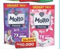 Promo Harga Molto Pewangi Sports Fresh, Hijab Soft Fresh, Active Fresh 780 ml - Alfamart