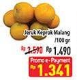 Promo Harga Jeruk Keprok Malang per 100 gr - Hypermart