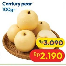 Promo Harga Pear Century per 100 gr - Hypermart