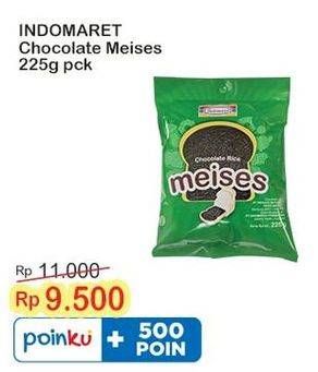 Promo Harga Indomaret Meises Chocolate 225 gr - Indomaret