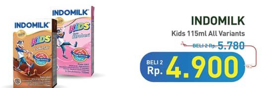 Promo Harga Indomilk Susu UHT Kids All Variants 115 ml - Hypermart