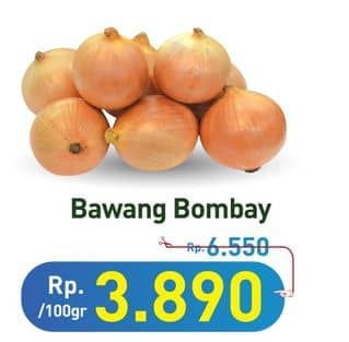 Promo Harga Bawang Bombay per 100 gr - Hypermart