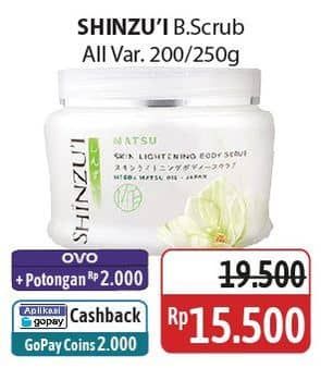 Promo Harga Shinzui Body Scrub All Variants 200 gr - Alfamidi