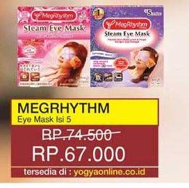 Promo Harga MEGRHYTHM Steam Eye Mask 5 pcs - Yogya