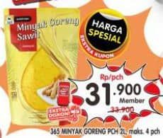 Promo Harga 365 Minyak Goreng 2000 ml - Superindo