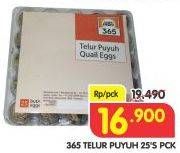 Promo Harga 365 Telur Puyuh 25 pcs - Superindo