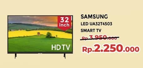 Promo Harga Samsung UA32T4503AK HD | Smart TV 32 Inci  - Yogya