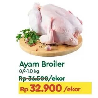 Promo Harga Ayam Broiler 900 gr - TIP TOP
