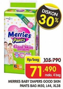 Promo Harga Merries Pants Good Skin M50, L44, XL38  - Superindo