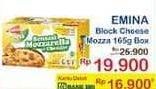 Promo Harga EMINA Cheddar Cheese Mozza 165 gr - Indomaret
