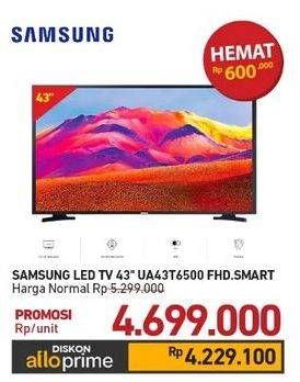 Promo Harga Samsung UA43T6500 | Smart LED TV  - Carrefour