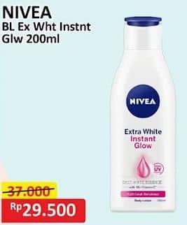 Promo Harga Nivea Body Lotion Extra White Instant Glow 200 ml - Alfamart